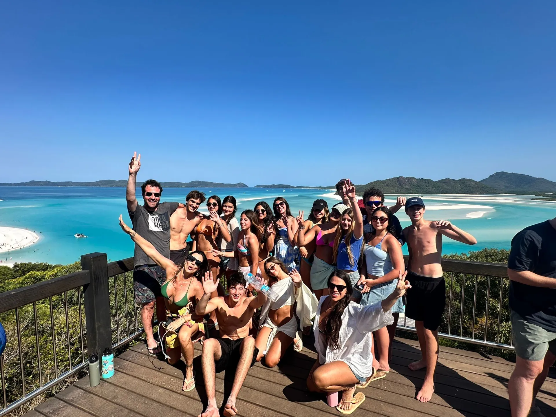 Estudantes STB reunidos em viagem na Austrália